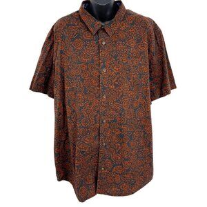 Jack ONeill Mens Size XL Extra Large Button Up Floral Burst Shirt Short Sleeve